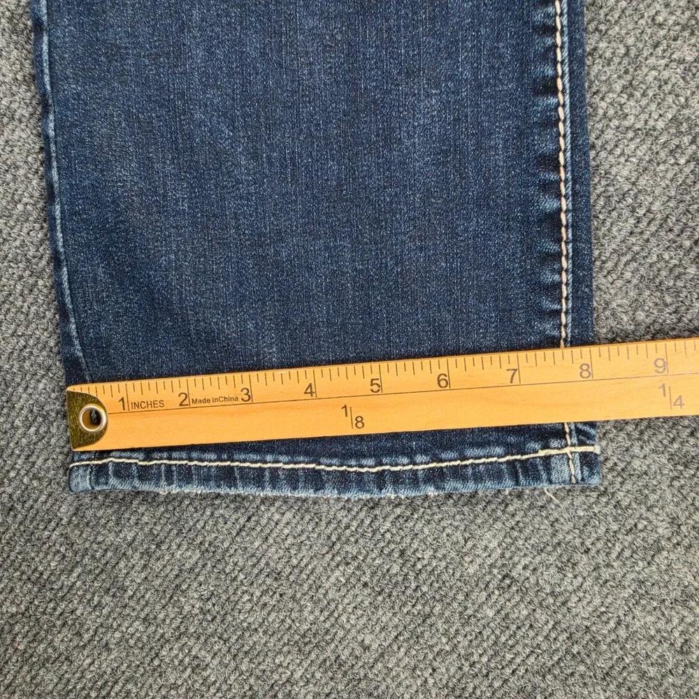 Silver Suki Slim Boot Jeans Women's 31 L33 Dark Wash Mid Rise Denim Stretch Blue